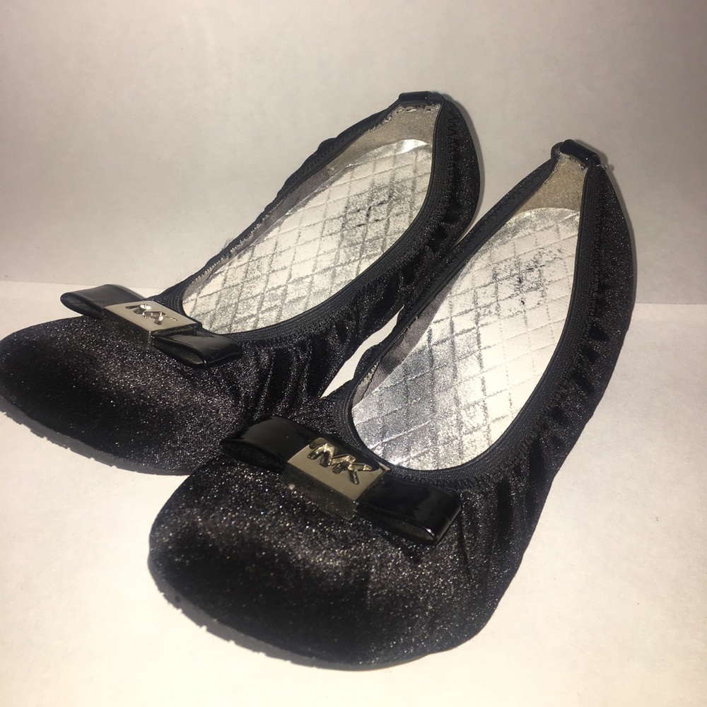 Michael Kors Bow velvet flats